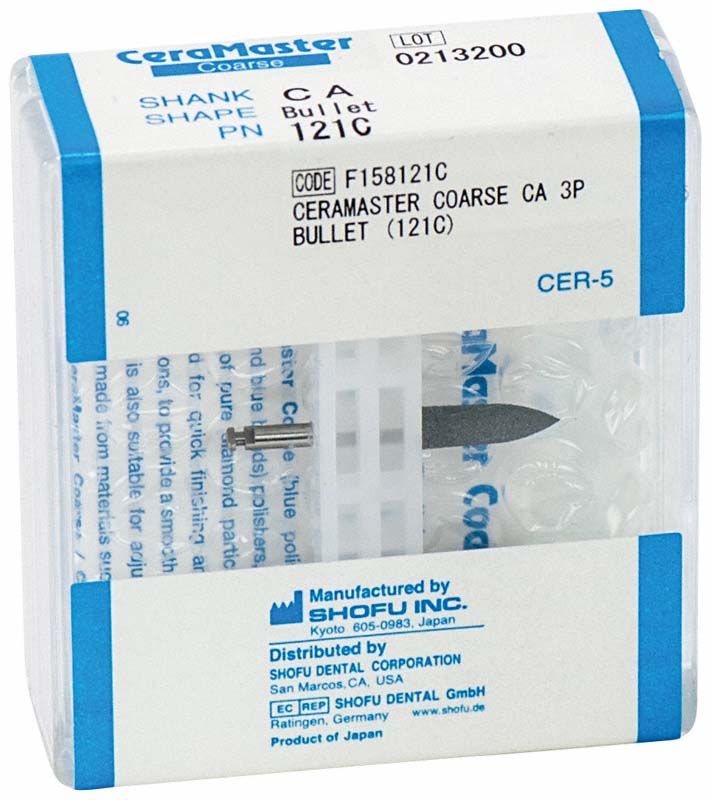 Verpackung der CeraMaster Coarse RA Walze mit Produktinformationen.