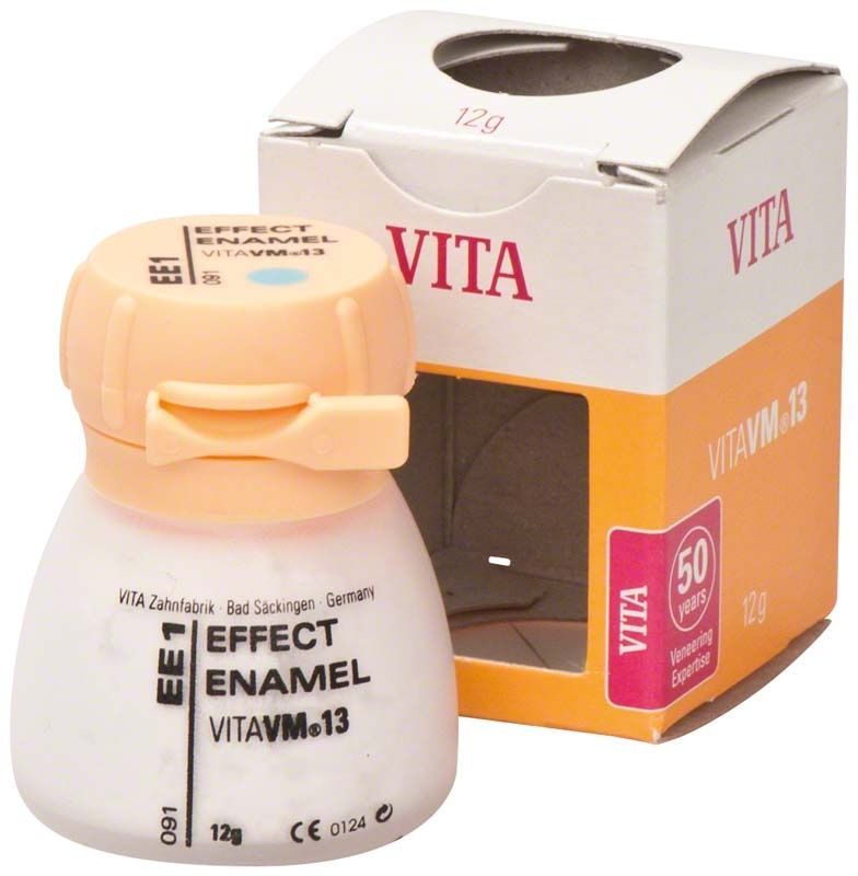 VITA VM13 Effect Enamel EE1 in Originalverpackung mit 12g Inhalt.