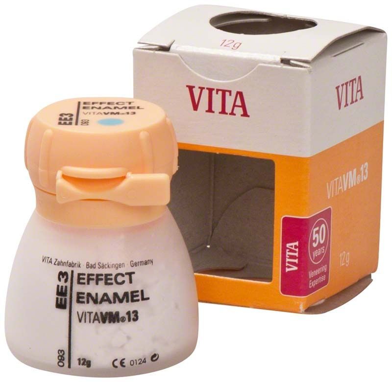 Vita VM13 Effect Enamel EE3 Zahnkeramikpulver in Originalverpackung.