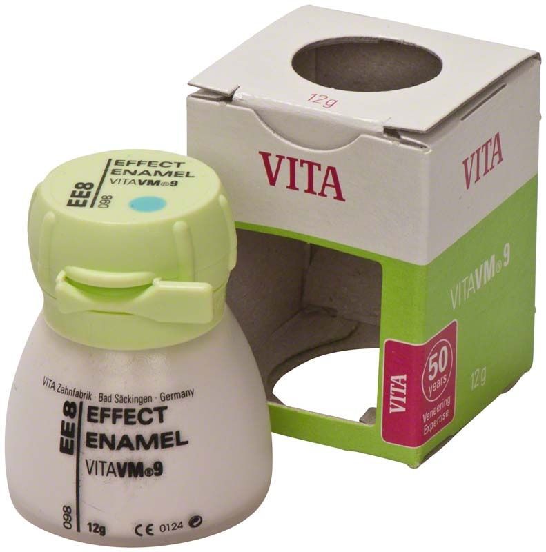 Keramikpulver VM13 Effect Enamel EE8 mit Verpackung.