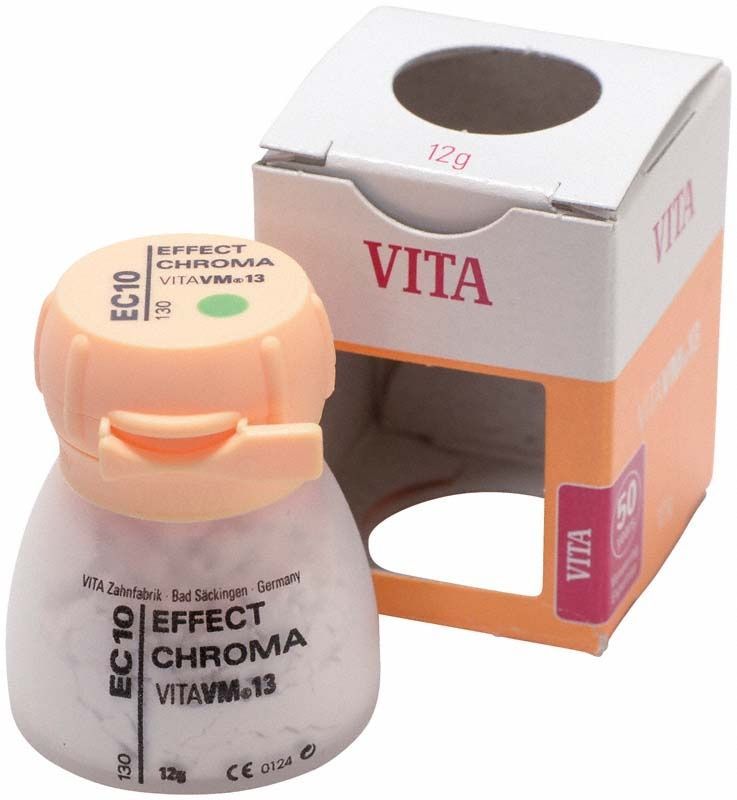 VITA VM13 Effect Chroma EC10 in geöffneter Verpackung.