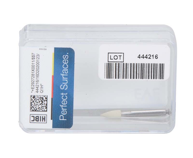 EVE Diapol Winkelstück W11D in transparenter Box mit Barcode-Etikett.