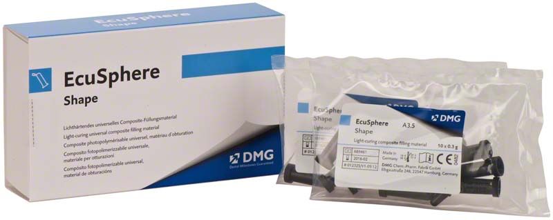 EcuSphere Shape Kapseln A3,5 mit Verpackung und Produktdetails.