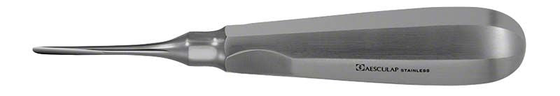 Wurzelheber gerade Figur 2S mit hohlmeißelartigem Arbeitsende.