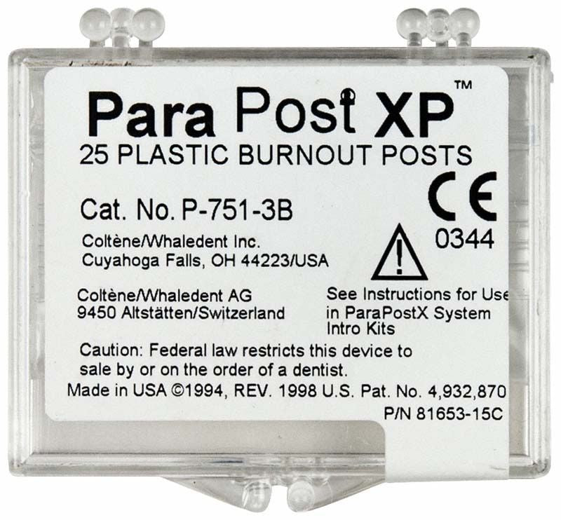 ParaPost XP 25er Packung Ausbrennstifte Gr. 3 in brauner Farbe.