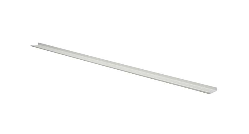 ERGOspace Arbeitsschalen-Wandleiste 100cm für Zahnarztpraxen in weißer Farbe.