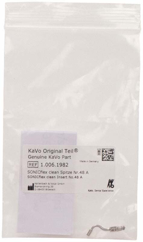 SONICflex clean Spitze Nr. 48A in transparenter Verpackung mit Etikett.