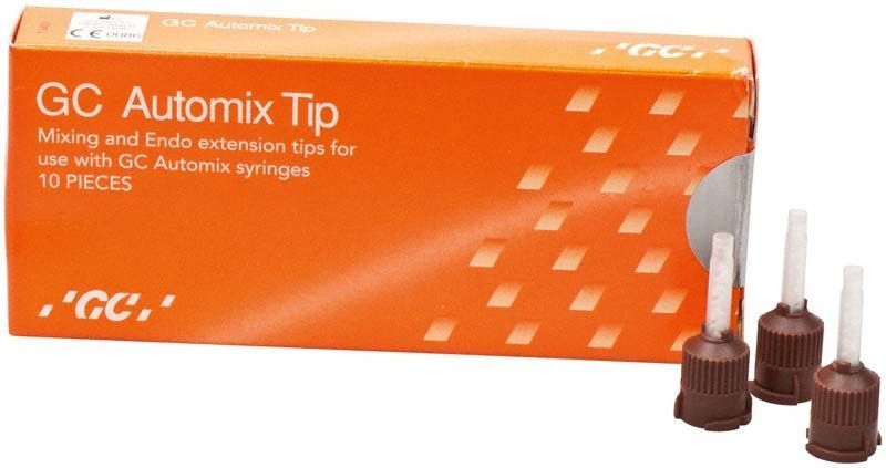 G-CEM Automix Tips Endo Verpackung mit drei Applikationstips.