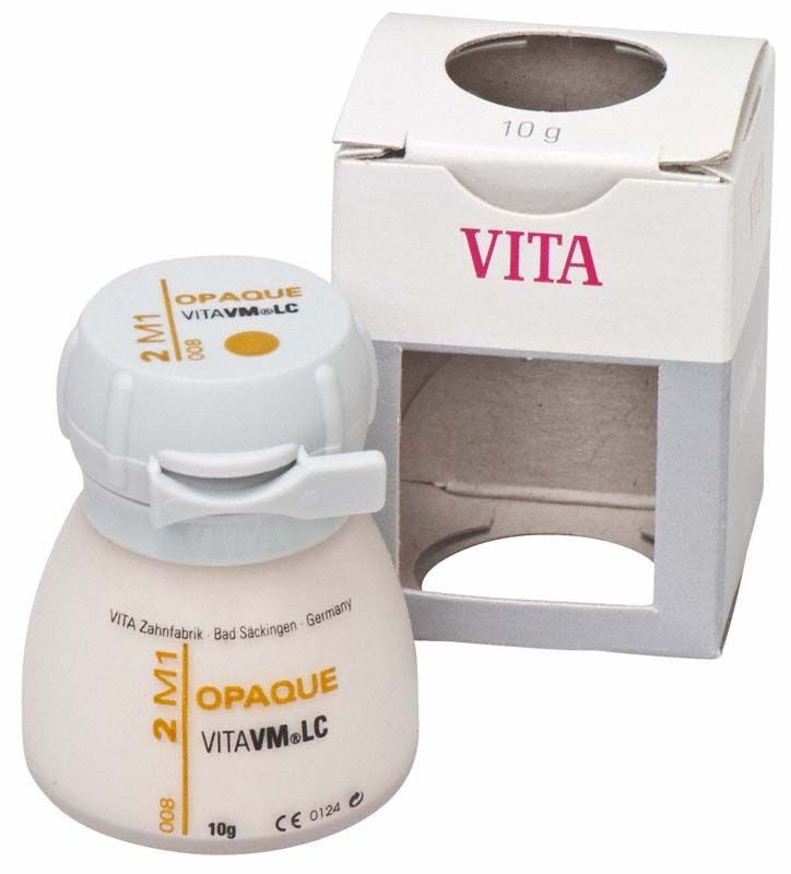 VITAVM LC Opaque 3D Dose 2M1 mit geöffneter Verpackung im Hintergrund.