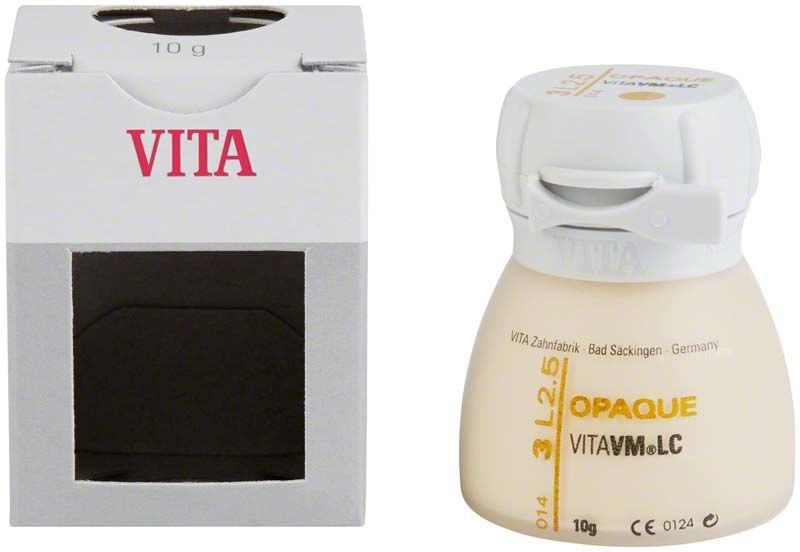 VITAVM LC Opaque 3L2.5 Dose und Verpackung in Nahaufnahme.