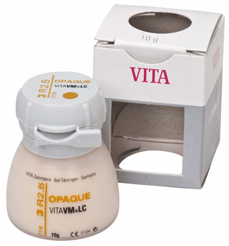 VITA VM LC Opaque 3R2.5 Dose mit geöffneter Verpackung.