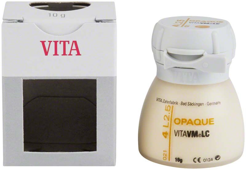 VITA VM LC Opaque 3D Dose 4L2.5 mit Verpackung in Weiß.