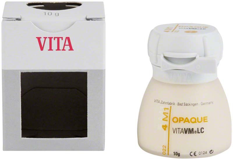 VITAVM LC Opaque 3D Dose 4M1 mit Verpackung und Produktaufschrift.