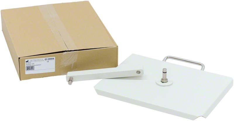 Integra® Anbautray für Dentalbereich neben Verpackung in Karton.