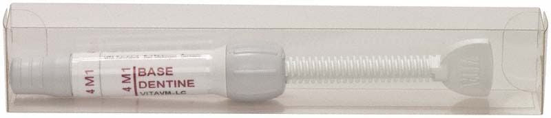 Transparente Verpackung mit VITAVM®LC BASE DENTINE SYSTEM 3D-MASTER® 4M1.