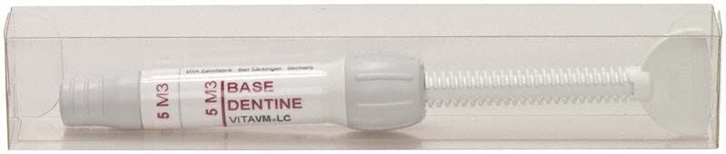Transparente Verpackung mit VITAVM®LC BASE DENTINE SYSTEM 3D-MASTER® 5M3.