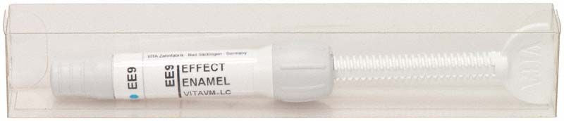 VITA VM® LC 3D Effect Enamel EE9 in transparenter Verpackung.