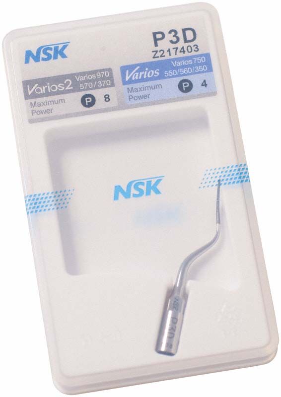 Varios Aufsatz PARO Modell P3D für Zahnreinigung in Verpackung.