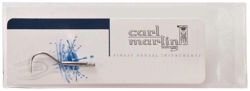 Zahnsondenspitze mit Gewinde Figur 23 in Verpackung von Carl Martin.