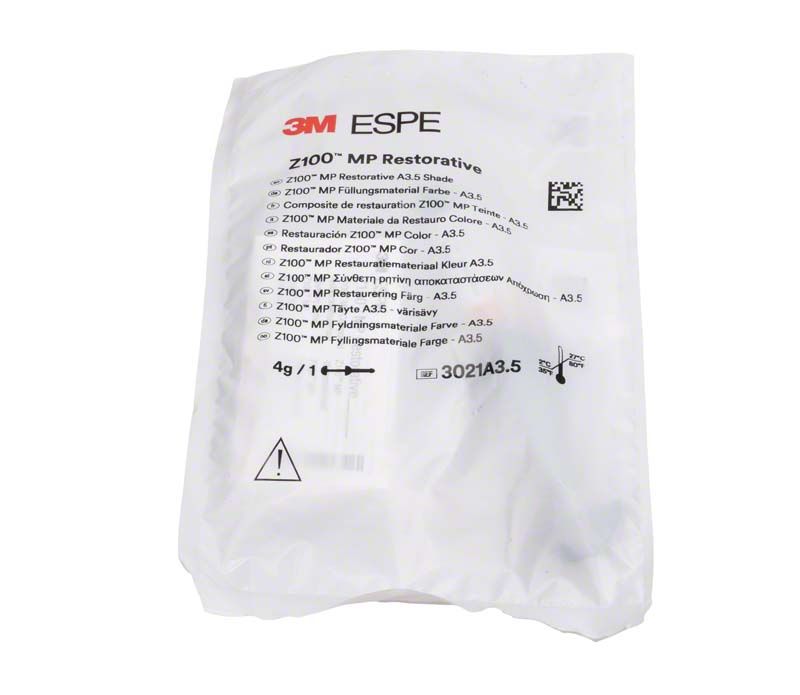 Z100 MP Spritze A3,5 in Originalverpackung mit Produktinformationen.