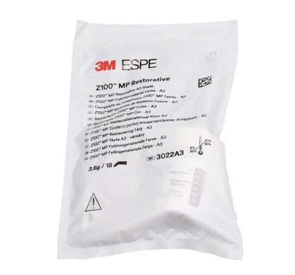3M Z100 MP Kapseln A3 in weißer Verpackung mit Aufschrift.