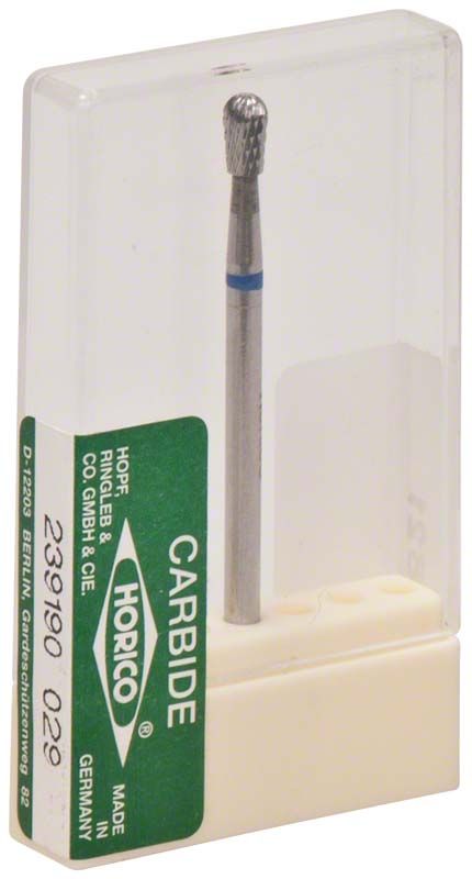 Hartmetallfräser 239 190 029 mit blauer Markierung in Kunststoffverpackung.