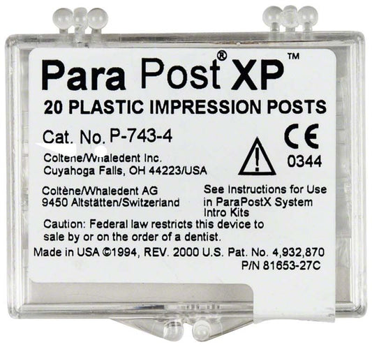 Image of ParaPost® XP™ Abformstifte 20er Gr. 4 gelb