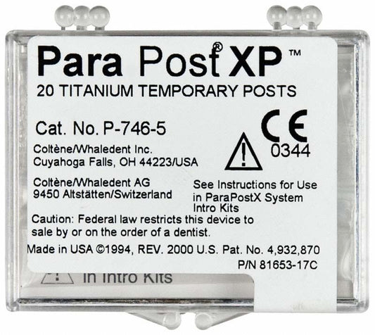 Image of ParaPost® XP™ Temporärstifte 20er Gr. 5 rot