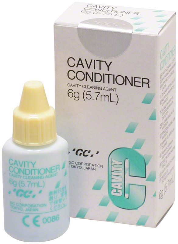 Cavity Conditioner von GC Germany mit Verpackung und Flasche, 6g (5,7mL).
