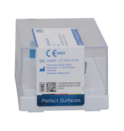 EVE DIACOMP® ultra Kelch in transparenter Verpackung mit Etikettendetails.