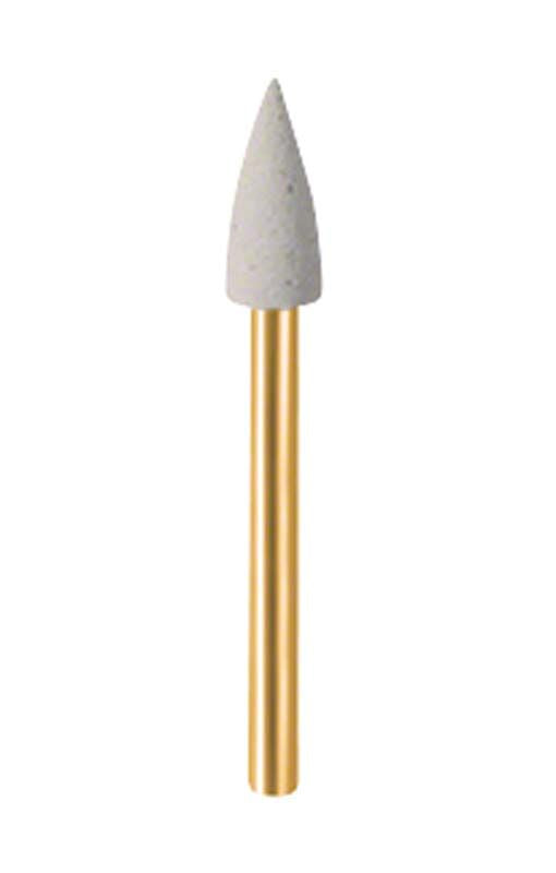 Zahnärztlicher Polierer EVE DIACOMP® ultra Minispitze auf goldenem Schaft.