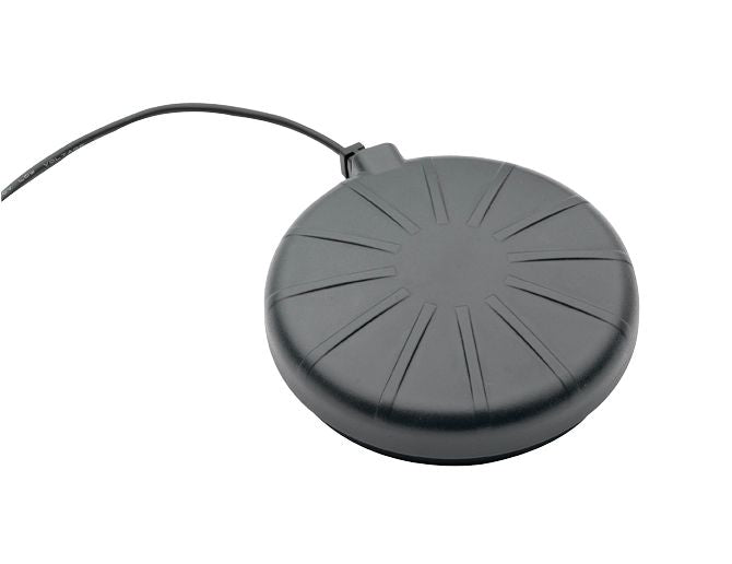 Fußsteuerung C-NF in schwarzer Farbe mit Kabelanschluss.