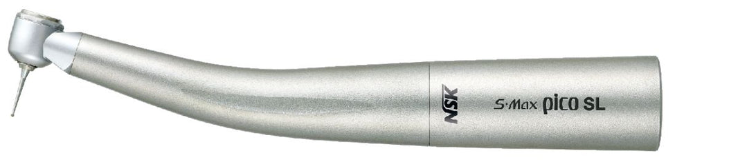 Zahnärztliche Lichtturbine S-Max pico SL in silberner Farbe.