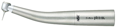Zahnärztliche Lichtturbine S-Max pico SL in silberner Farbe.