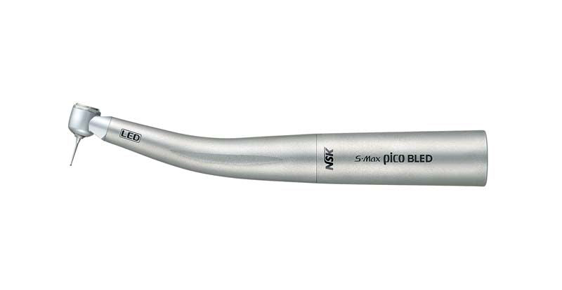 Zahnmedizinischer Bohrer S-Max pico Lichtturbine Typ pico BL in Silber.