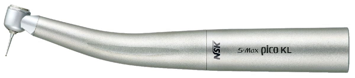 Dentalturbine S-Max pico Lichtturbine Typ pico KL in silberner Farbe.
