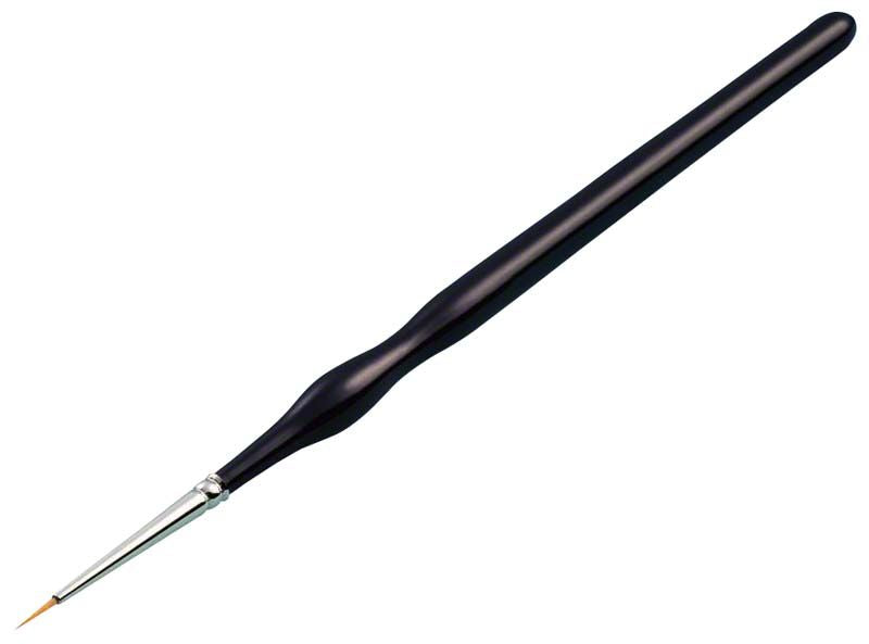 Signum® Malfarbenpinsel mit schwarzem Griff und feiner Spitze.