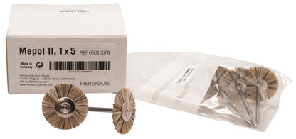 Werkzeug-Aufsatzbürsten für Signum® Tool Kit Mepol II Refill mit Verpackung.