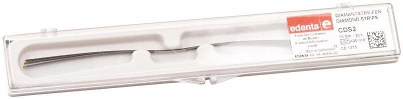 Diamantstreifen 15 Mikron, 2,5 mm breit, gelb, in Kunststoffverpackung.