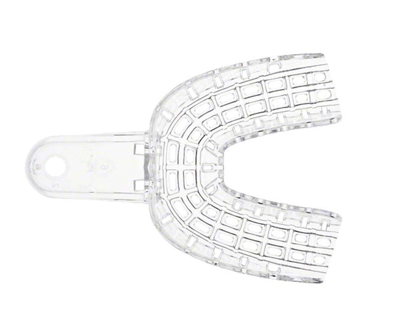 Präsident Einweg-Abdrucklöffel klar Gr. 4 UK mittel, Detailansicht.