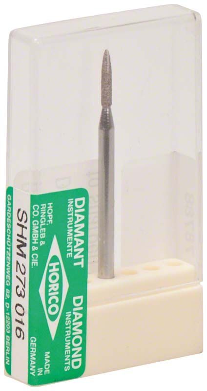 Sinterdiamant-Schleifinstrument SHM 273 016 in Verpackung.