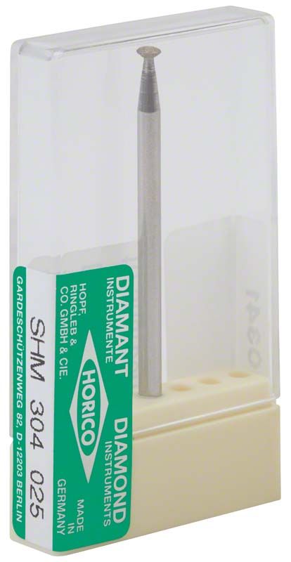 Sinterdiamant SHM 304 025 in transparenter Verpackung mit grünem Etikett.