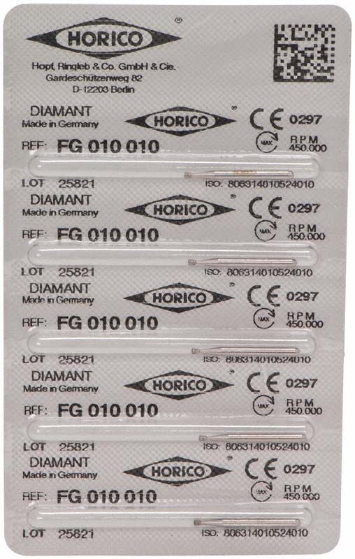 Verpackung von Diamant FG 010 010 mit CE-Kennzeichnung und QR-Code.