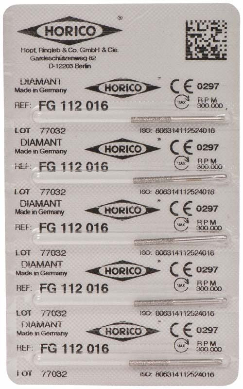 Verpackung von Diamant FG 112 016 mit CE-Kennzeichnung und QR-Code.