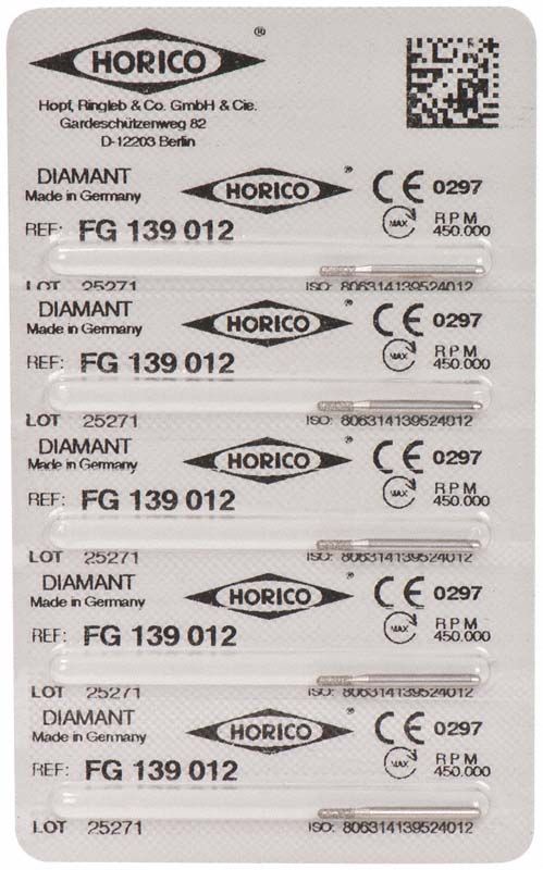 Verpackung von Diamant FG 139 012 mit Produktdetails und QR-Code.