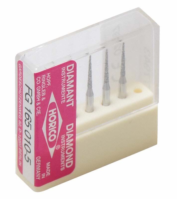 Diamant FG 165 010 Zahnarztbohrer in Kunststoffverpackung.