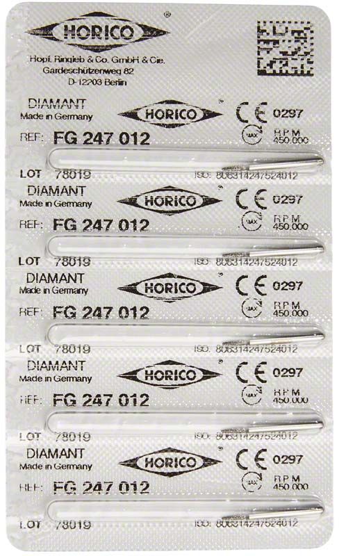 Verpackung von Diamant FG 247 012 mit sechs Einheiten.