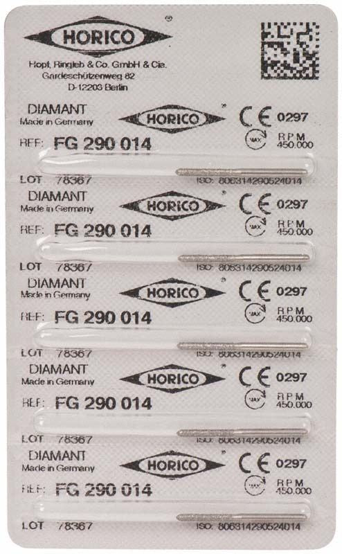 Verpackung von Diamant FG 290 014 Fräsen, CE-gekennzeichnet.