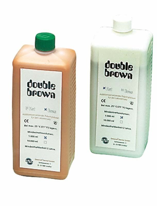 Doppelpackung des Dubliersilikons double brown von Müller-Omicron.