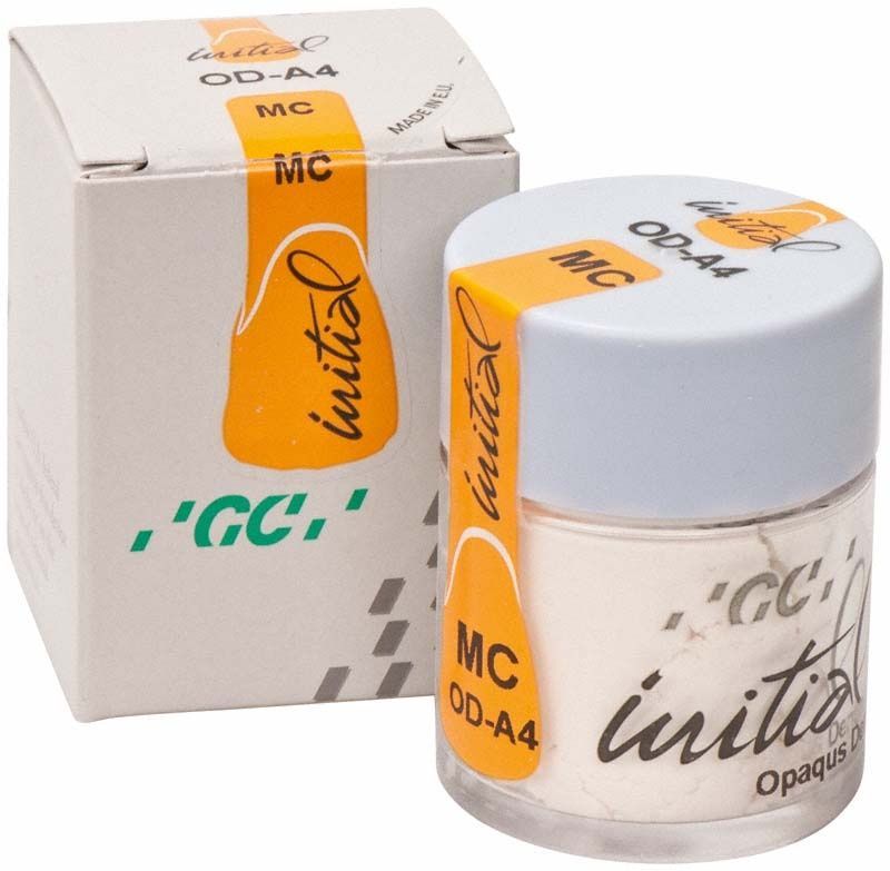 GC Initial MC Opaque Dentin OD-A4 Keramikmasse in 20g Verpackung.